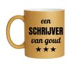 foto 1 Gouden glitter mok! Voor een schrijver van goud.