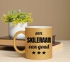 foto 4 Gouden glitter mok! Voor een skileraar van goud.