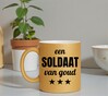 foto 2 Gouden glitter mok! Voor een soldaat van goud.