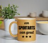 foto 3 Gouden glitter mok! Voor een sportarts van goud.