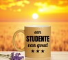 foto 4 Gouden glitter mok! Voor een studente van goud.