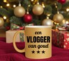 foto 2 Gouden glitter mok! Voor een vlogger van goud.