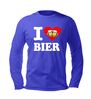 foto 2 I love bier shirt met bierpullen lange mouw