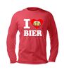 foto 3 I love bier shirt met bierpullen lange mouw