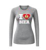 foto 8 I love bier shirt met bierpullen lange mouw
