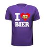 foto 3 I love bier shirt met bierpullen