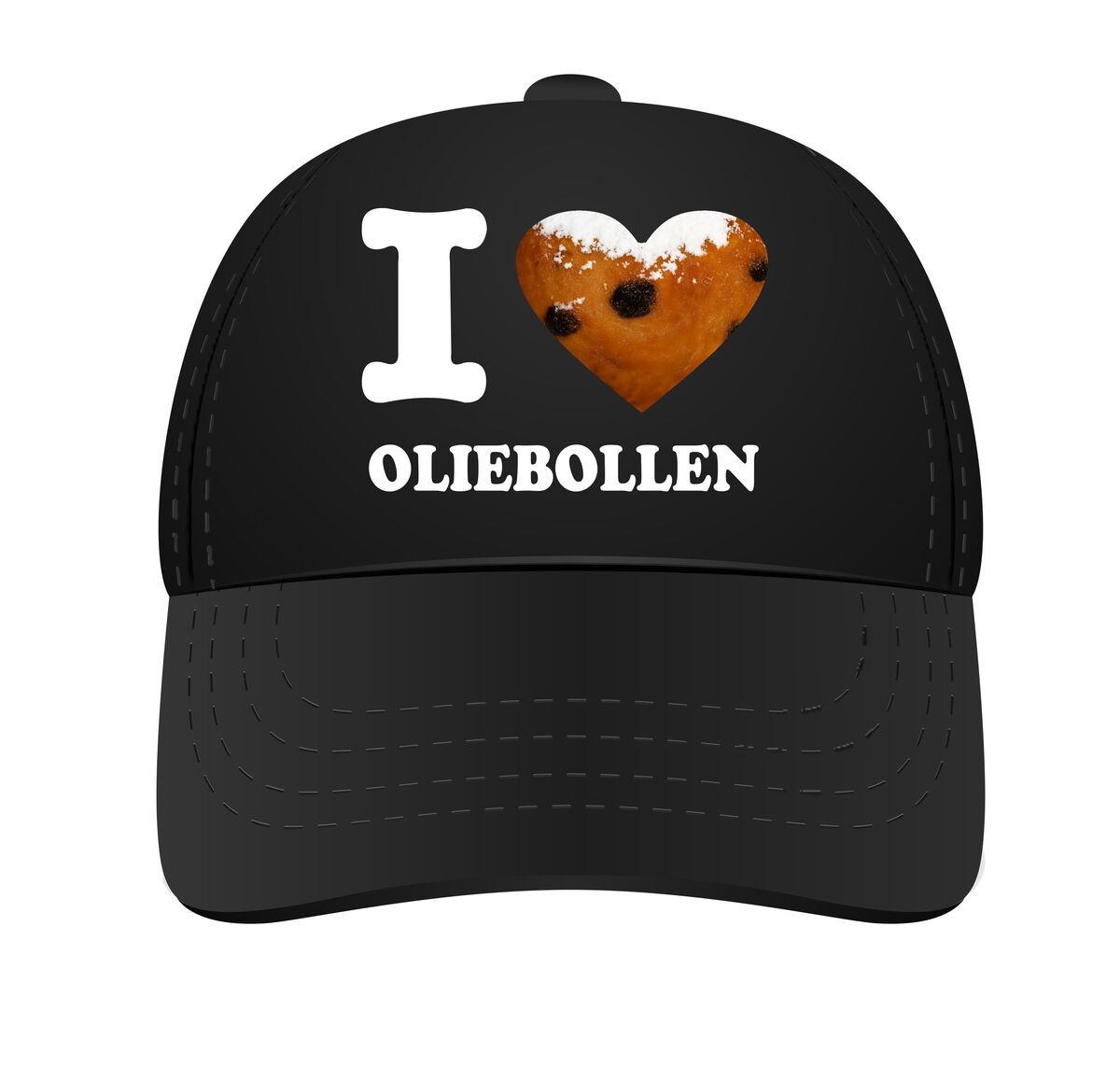 I love oliebollen pet met oliebollen print