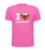 foto 11 I love oliebollen shirt met oliebol print