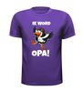 foto 2 Ik word opa! ooievaar die uit T-shirt krijpt