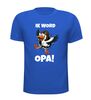 foto 3 Ik word opa! ooievaar die uit T-shirt krijpt