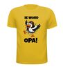 foto 8 Ik word opa! ooievaar die uit T-shirt krijpt