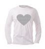 foto 4 Longsleeve met glitter zilveren hart shine in silver