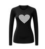 foto 5 Longsleeve met glitter zilveren hart shine in silver
