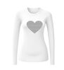 foto 6 Longsleeve met glitter zilveren hart shine in silver