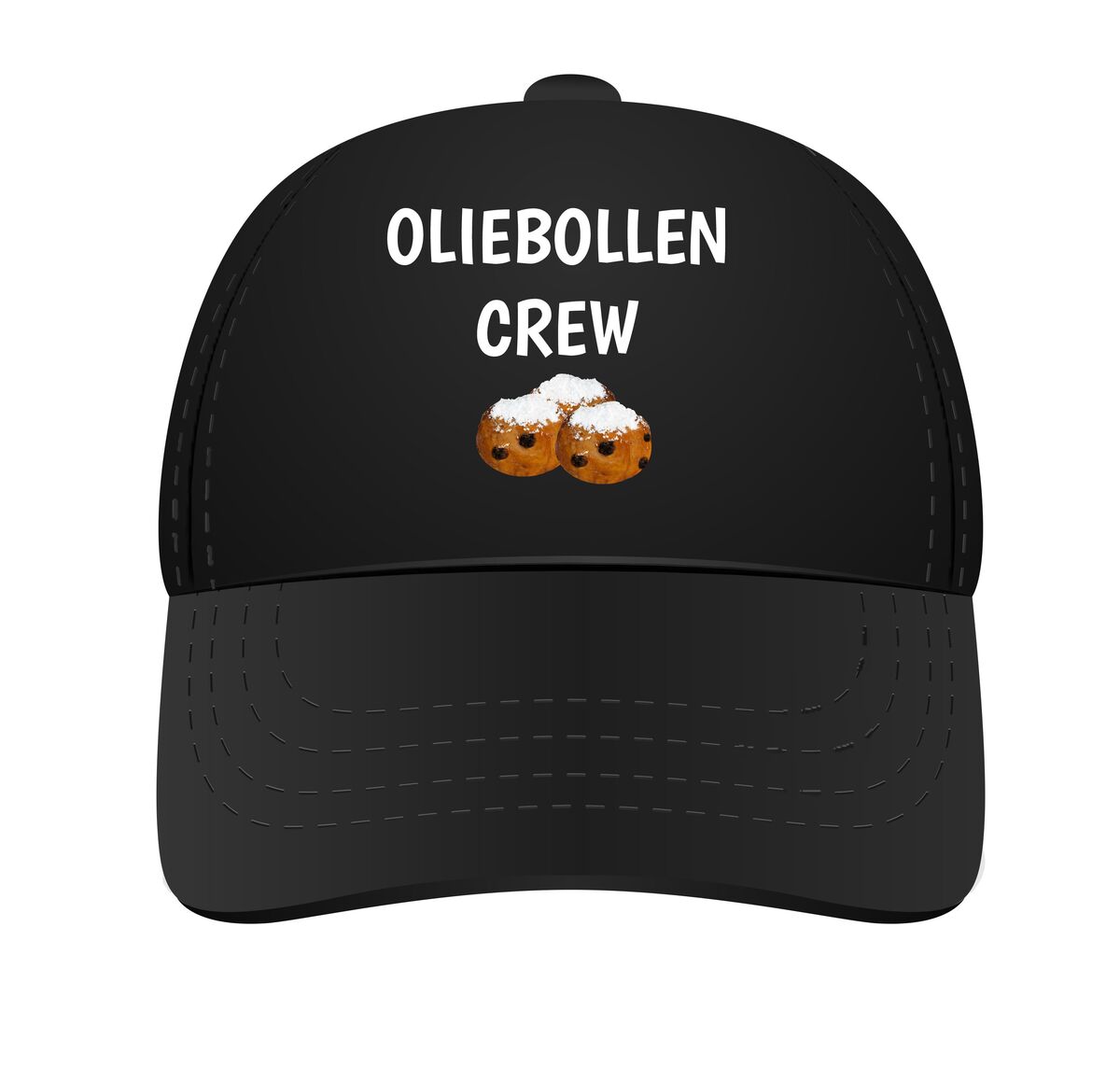 Oliebollen crew pet met oliebollen afbeelding onmisbaar tijdens oud en nieuw