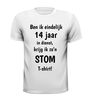 foto 13 Orgineel werk jubileum t-shirt 14 jaar in dienst ben Ik eindelijk veertien jaar in dienst krijg Ik zo’n stom shirt