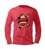 foto 3 Shirt lange mouw kerstman kruipt in T-shirt