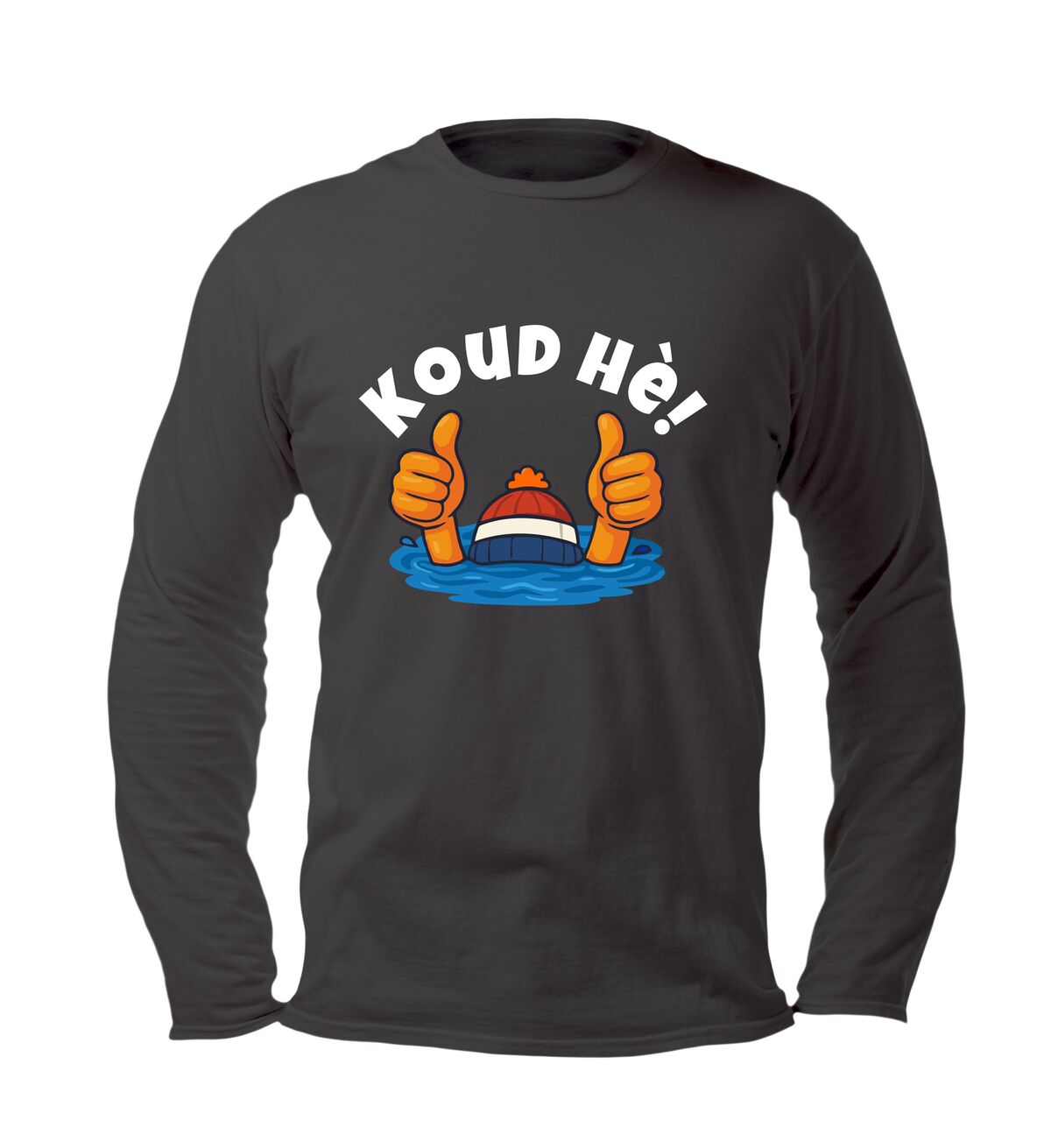 Shirtje Koud He! Nieuwjaarsduik lange mouw