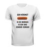 foto 13 T-shirt een kroket in de morgen is een dag zonder zorgen grappig Nederlands shirt