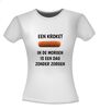 foto 14 T-shirt een kroket in de morgen is een dag zonder zorgen grappig Nederlands shirt