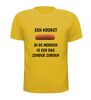 foto 15 T-shirt een kroket in de morgen is een dag zonder zorgen grappig Nederlands shirt