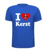 foto 5 T-shirt I love kerst met kerstman