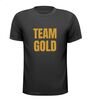 foto 1 Team gold stijlvol t-shirt met gouden opdruk