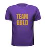 foto 3 Team gold stijlvol t-shirt met gouden opdruk