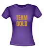 foto 4 Team gold stijlvol t-shirt met gouden opdruk