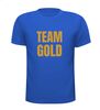 foto 5 Team gold stijlvol t-shirt met gouden opdruk