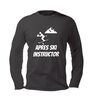 Unisex longsleeve après ski instructor grappig wintersport shirt