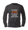 foto 1 Unisex longsleeve met humor een kroket in de morgen is een dag zonder zorgen