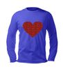 foto 2 Unisex longsleeve met sprankelend rood hart