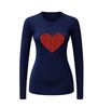 foto 7 Unisex longsleeve met sprankelend rood hart