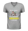 foto 5 Abraham 50 jaar v-hals shirt grappig shirt met opa en rollator