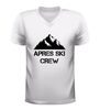 foto 6 Après ski crew v-hals shirt shirt met afbeelding bergen