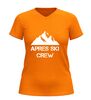 foto 9 Après ski crew v-hals shirt shirt met afbeelding bergen