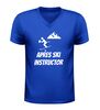 foto 2 Après ski instructor v-hals shirt heren grappig wintersport t-shirt voor après-ski