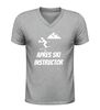 foto 5 Après ski instructor v-hals shirt heren grappig wintersport t-shirt voor après-ski