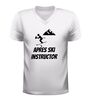 foto 6 Après ski instructor v-hals shirt heren grappig wintersport t-shirt voor après-ski