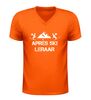 foto 3 Après ski leraar v-Hals shirt heren grappig après-ski t-Shirt