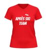 foto 10 Après ski team v hals shirt dames en heren feestelijk wintersport t-shirt voor après ski en Themafeesten