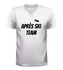 foto 6 Après ski team v hals shirt dames en heren feestelijk wintersport t-shirt voor après ski en Themafeesten