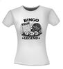 foto 14 Bingo legend t-shirt grappig shirt met bingokaart en bingomolen