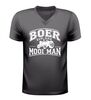 Boer zijn das mooi t-shirt v-hals met tractor boeren Shirt