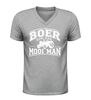 foto 5 Boer zijn das mooi t-shirt v-hals met tractor boeren Shirt