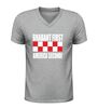 foto 5 Brabant first America second v-hals shirt met rood witte Brabantse blokken