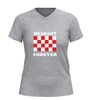 foto 11 Brabant forever v-hals t-shirt voor dames en heren iconisch rood wit geblokt vlak brabant trots