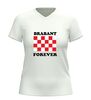 foto 12 Brabant forever v-hals t-shirt voor dames en heren iconisch rood wit geblokt vlak brabant trots