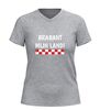 foto 11 Brabant mijn land shirt v-hals trots brabant  rood wit geblokt